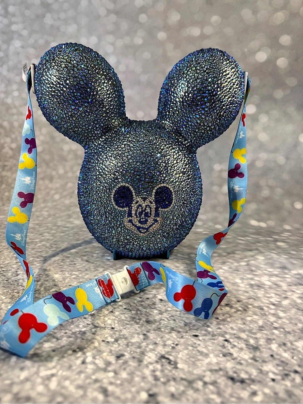 Luxury Hand-Blinged Mickey Popcorn Bucket
